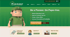 Desktop Screenshot of pioneerrecordsmanagement.com